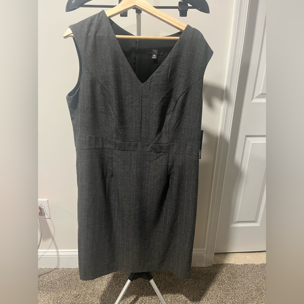 Target Charcoal Sleeveless Midi Dress